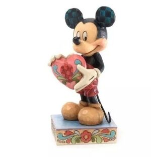 Nib Jim shore heartwarming holiday Minnie mouse figurine